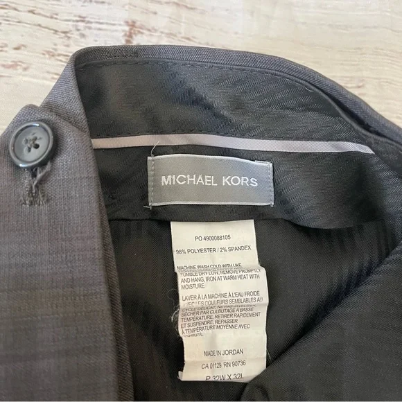 Men's Dress Pants - Navy and Gray - Picture 2 of 2